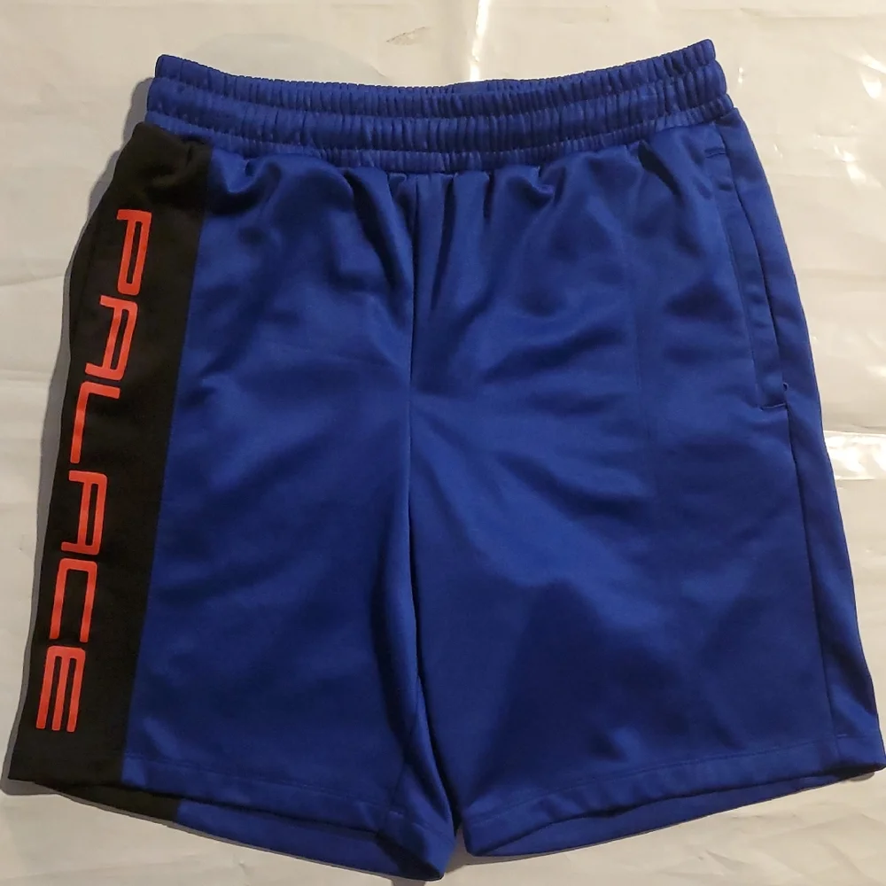 Palace Ritual Track Shorts. Size Large. Color Blue. - Picture 1 of 8